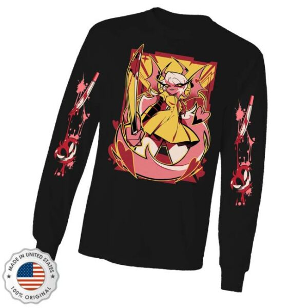 Shark Robot Merch Store Verosika Halloween Slasher Long Sleeve Shirt