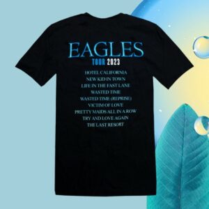 Eagles Store Merch Hotel California 2023 Tour Tee