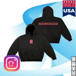 Run For Cover Records Merch Store Angel Du$T Block Logo Hoodie