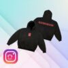 kenny Run For Cover Records Merch Store Angel DuT Block Logo Hoodiev
