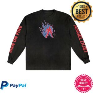 Run For Cover Records Merch Store Angel Du$T Man On Fire Longsleeve