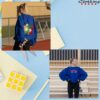 kenny Bretts Bites Merch Store Bites Run Club Volume 2 Heavyweight Blue Crewneckaa