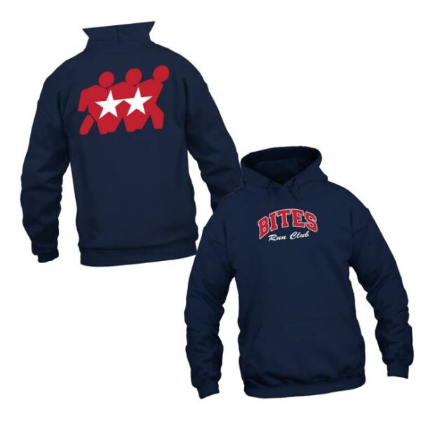 Bretts Bites Merch Store Bites Run Club Volume 2 Heavyweight Hoodie