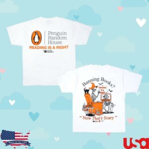 Online Ceramics Merch Store Penguin Random House Banning Books Now That’s Scary White Tee