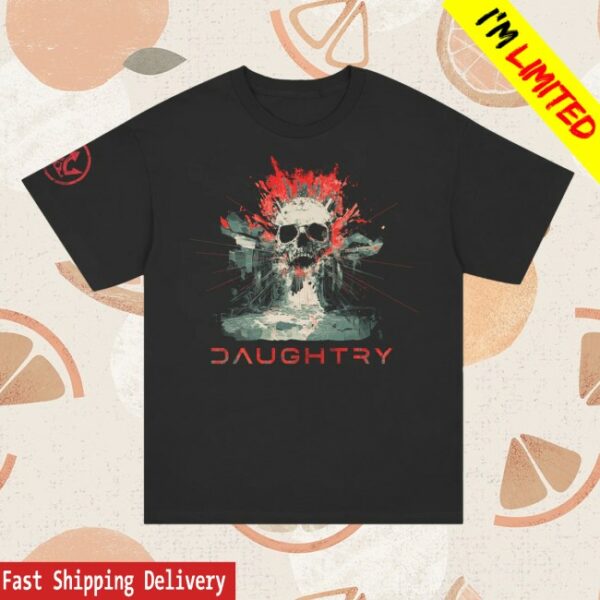 Daughtry Official Store Merch The Dam Black T-Shirt
