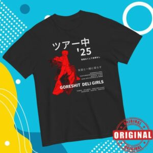 Kitty On Fire Records Store Merch Goreshit Deli Girls No Music No Future T-Shirt