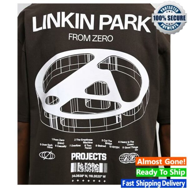 Zumiez Store Merch Brooklyn Projects X Linkin Park Brown T-Shirt