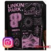 kenny Zumiez Merch Store Brooklyn Projects X Linkin Park Frequency Black T Shirtaaa