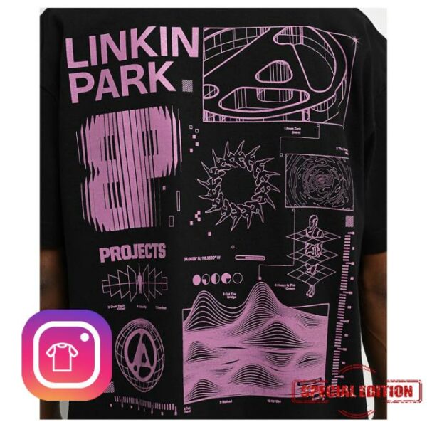 Zumiez Store Merch Brooklyn Projects X Linkin Park Frequency Black T-Shirt