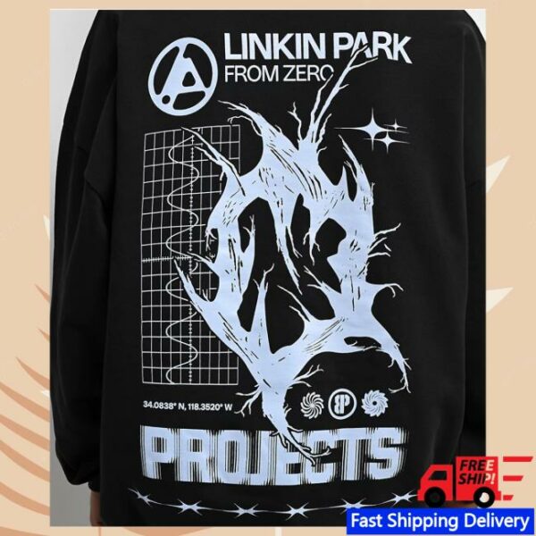 Zumiez Store Merch Brooklyn Projects X Linkin Park Spider Black Hoodie