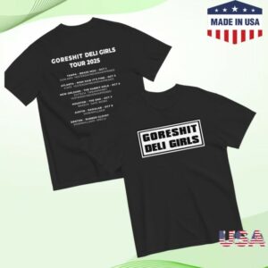 Kitty On Fire Records Store Merch Goreshit Deli Girls Tour Dates T-Shirt
