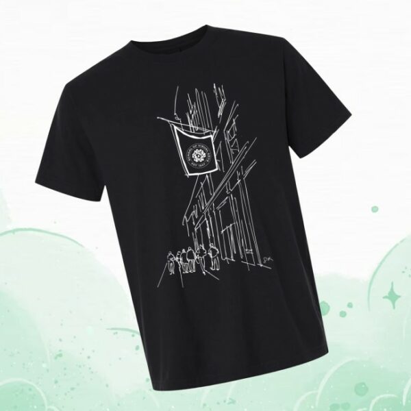 Sva Campus Store Merch George Tscherny’s 209 East 23Rd Street Doodle T-Shirt
