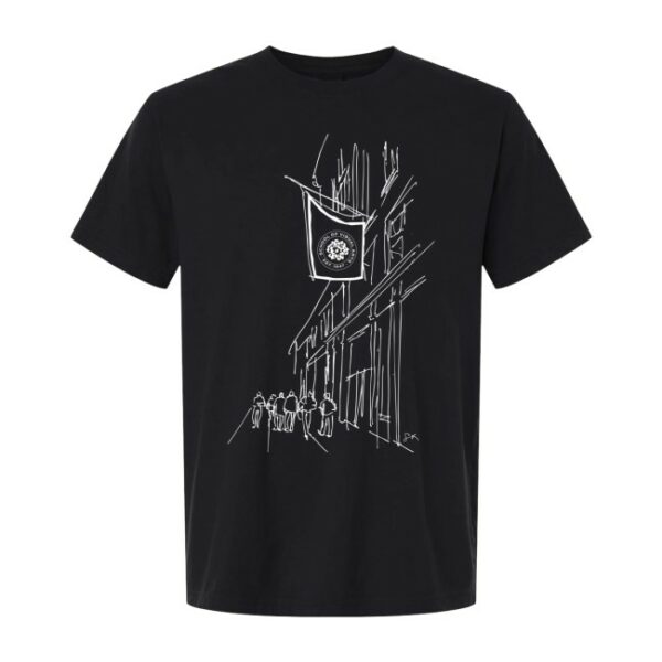 Sva Campus Store Merch George Tscherny’s 209 East 23Rd Street Doodle T-Shirt