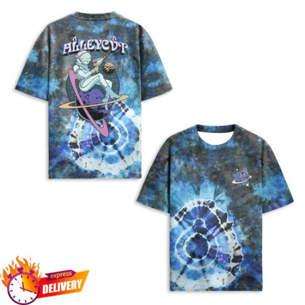 Alleycvt Merch Store Alleycvt Astro Girl Tie Dye Tee