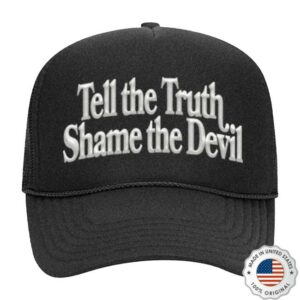 Bold Apparel Merch Store Tell The Truth Hat Black