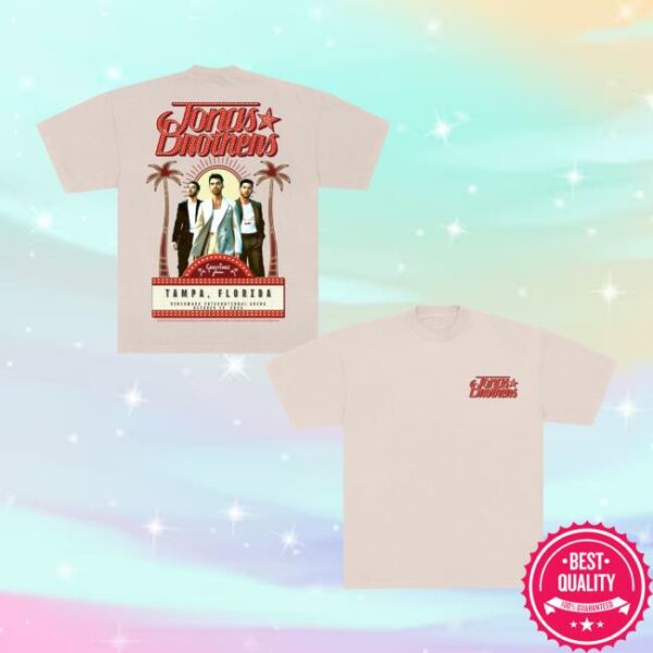 Jonas Brothers Tour Merch Greetings From Your Hometown Tampa Florida Shirt