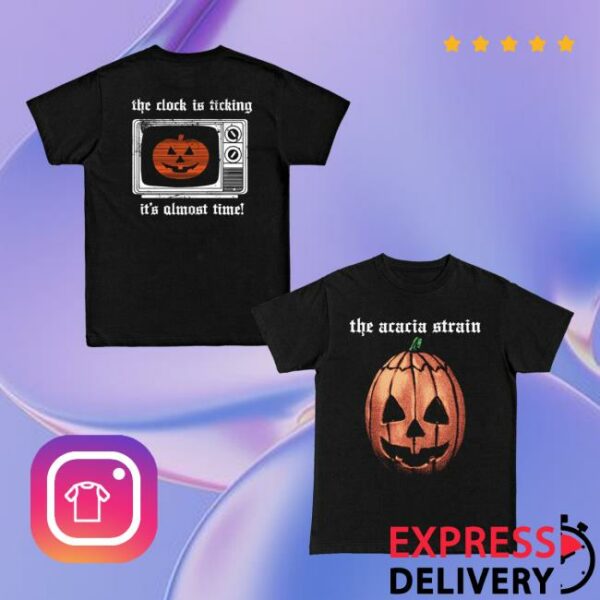 Youaresafefromgodhere Merch The Acacia Strain Pumpkin Mask Shirt