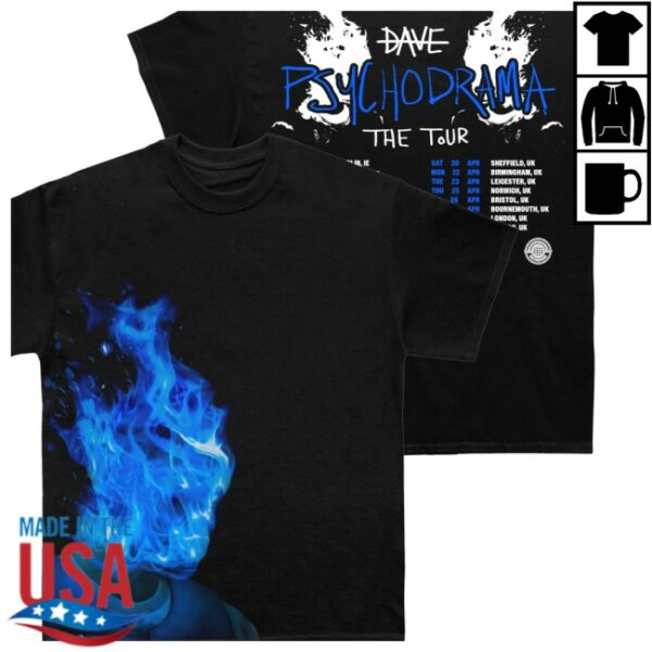 Cold Prints Store Merch Dave Psychodrama Tour T-Shirt