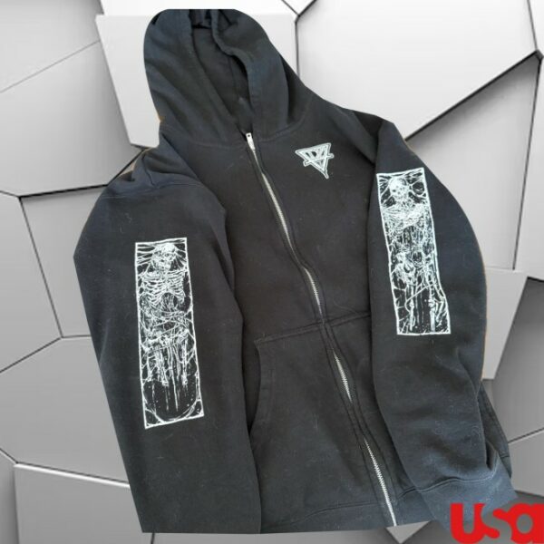 Thisheavyearth Store Merch Crypt Zip Hoodie