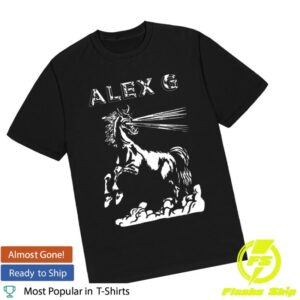 Alex G Store Merch Black Horse Tee