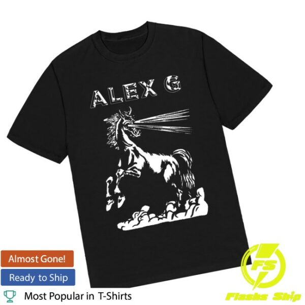 Alex G Store Merch Black Horse Tee