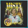 kenny paramount shop store yellowjackets misty heartthrob unisex t shirt
