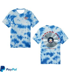 Alexandra John Merch Store Taking Off T-Shirt Blue Tie Dye Limited Edition