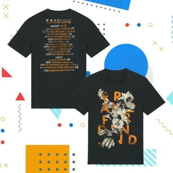 Franz Ferdinand Merch Store Eu Uk Tour T-Shirt