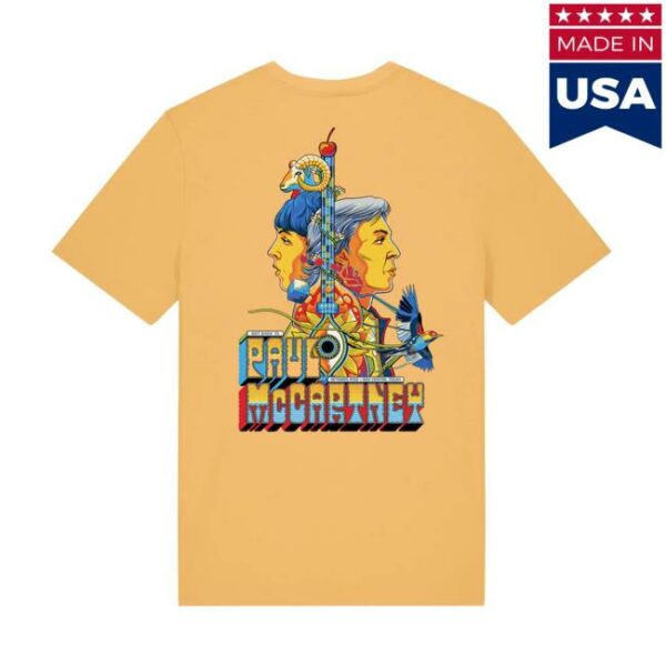 Paul Mccartney Store Merch Got Back 2025 Tulsa Event T-Shirt