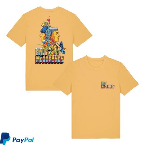 Paul Mccartney Store Merch Got Back 2025 Tulsa Event T-Shirt