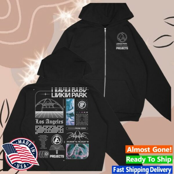 Brooklyn Projects Store Merch Projects X Linkin Park La Full Zip Hoodie