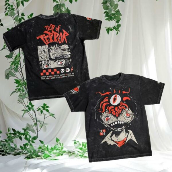 The Boys Merch Store Limited Edition Trip Of Terror Splitting Headache Mineral Wash Tee