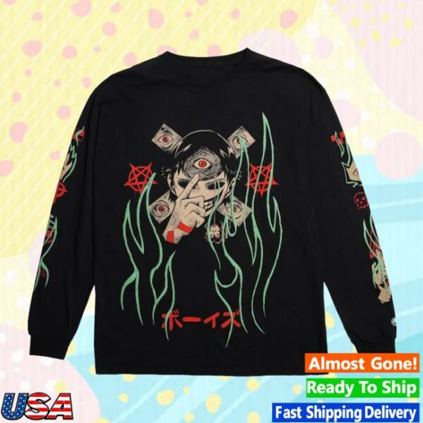 The Boys Merch Store Trip Of Terror Make It Weird Oversized Long Sleeve