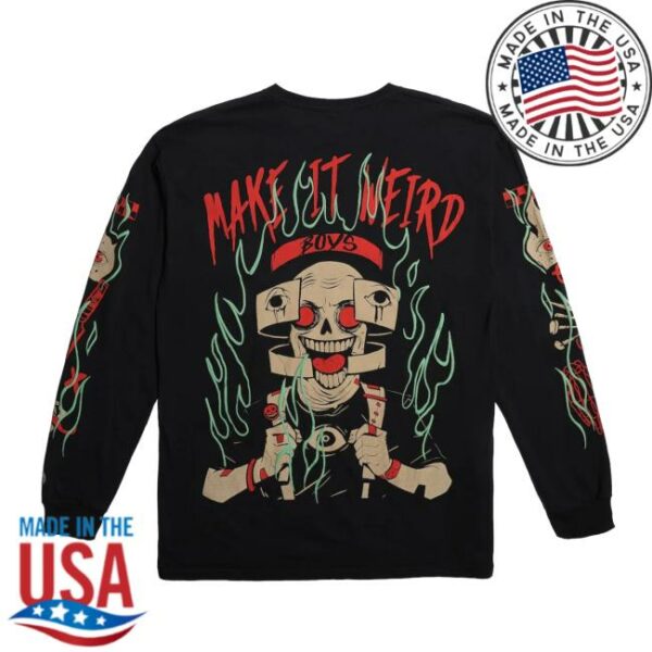 The Boys Merch Store Trip Of Terror Make It Weird Oversized Long Sleeve