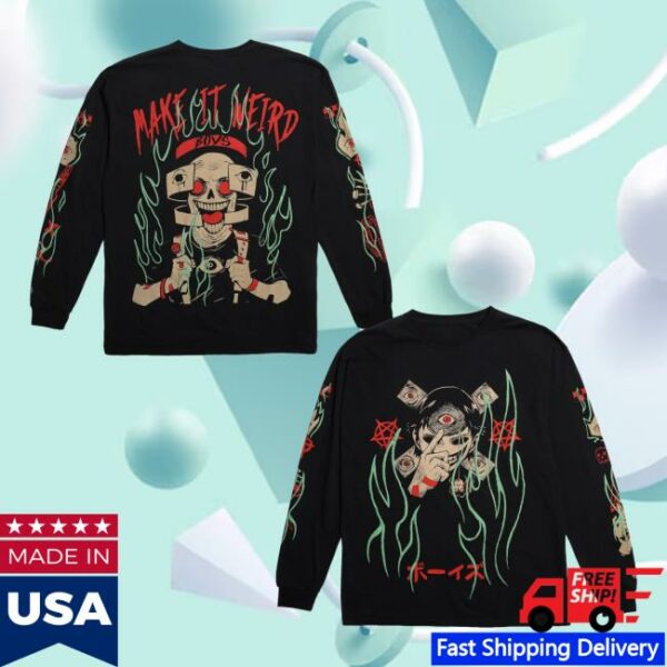 The Boys Merch Store Trip Of Terror Make It Weird Oversized Long Sleeve