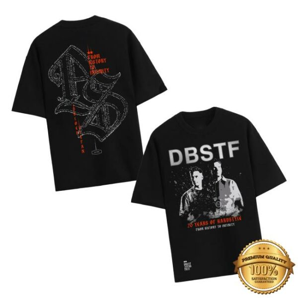 Dblock Stefan Merch Store 20 Years Of Hardstyle T-Shirt