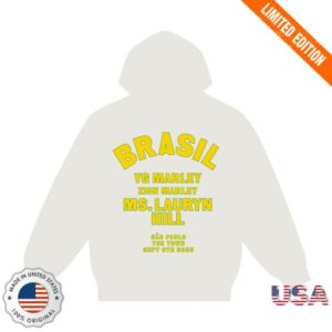 Ms. Lauryn Hill Store Merch Trio White Hoodie