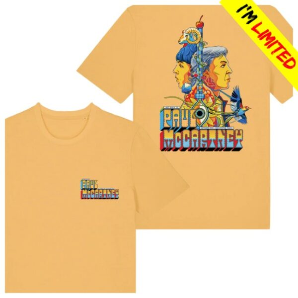 Paul Mccartney Store Merch Got Back 2025 Tulsa Event T-Shirt