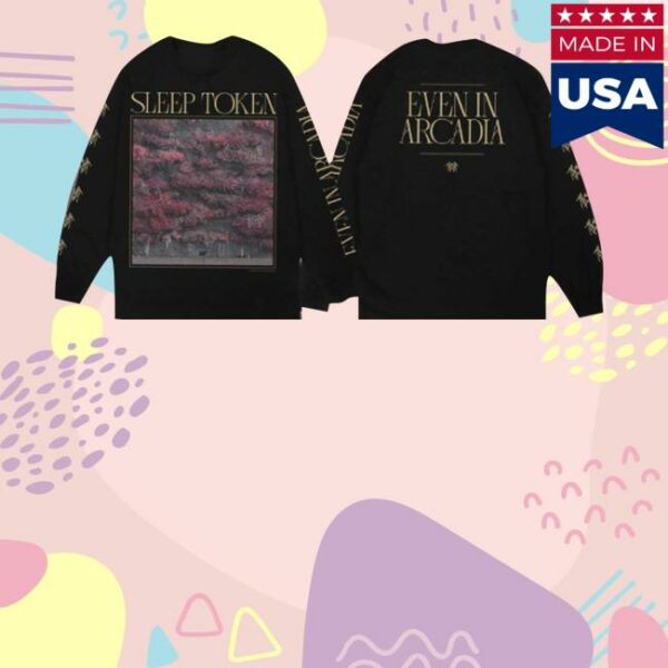 Pull The Plug Patches Merch Store Sleep Token Even In Arcadia Longsleeve Shirt