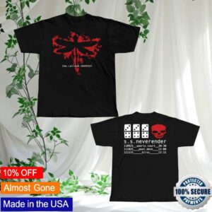 The Callous Daoboys Merch Store Blood Red Summer Neverender Shirt