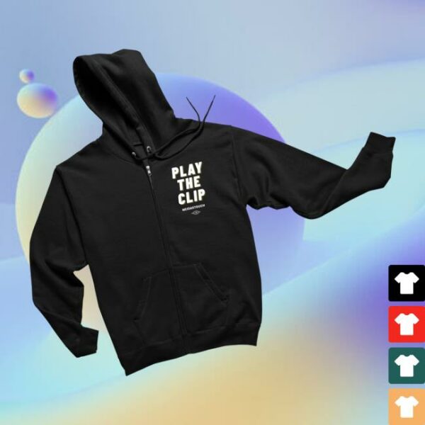 Meidastouch Merch Store Play The Clip Zip-Up Hoodie