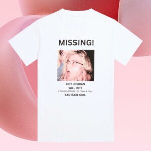 Renee Rapp Merch Store Missing Tee