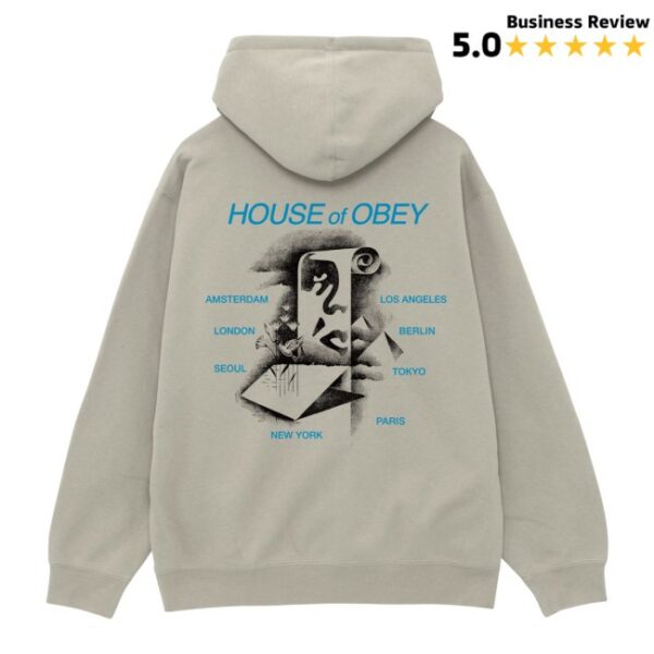 Obey Clothing Store Merch Pyramid Scroll Pullover Hoodie