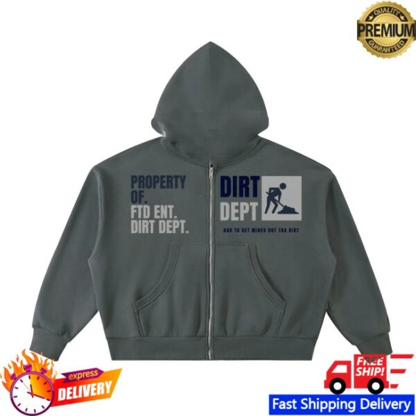Fromthedirt Store Merch Ftd Dirtdept Boxy Hoodie