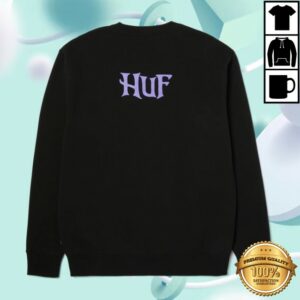 Huf Worldwide Store Merch Jack Skellington Crewneck Sweatshirt