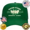 kenny seven stars general store merch 7sgs printed trucker snapback in kelly green hat