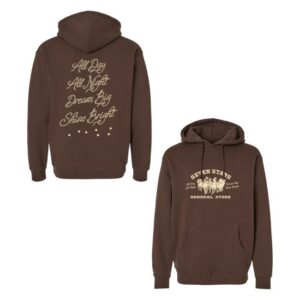 Seven Stars General Merch Store 7Sgs All Day All Night Pullover Hoodie In Brown