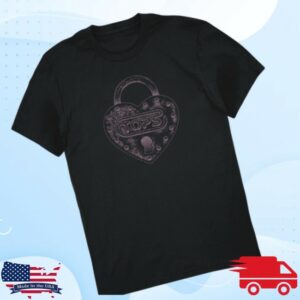 Tops Store Merch Heart Lock Tee