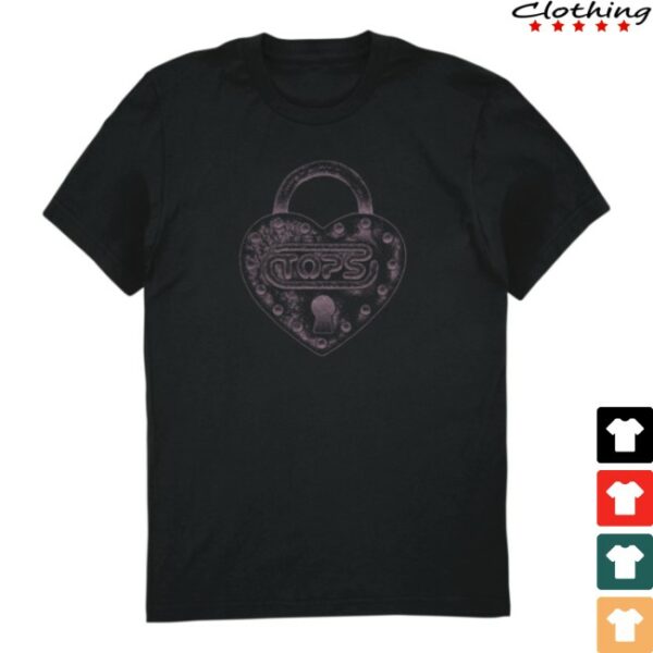 Tops Store Merch Heart Lock Tee