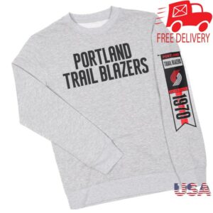 Rip City Clothing Store Merch Fanatics Back Court Crew Neck